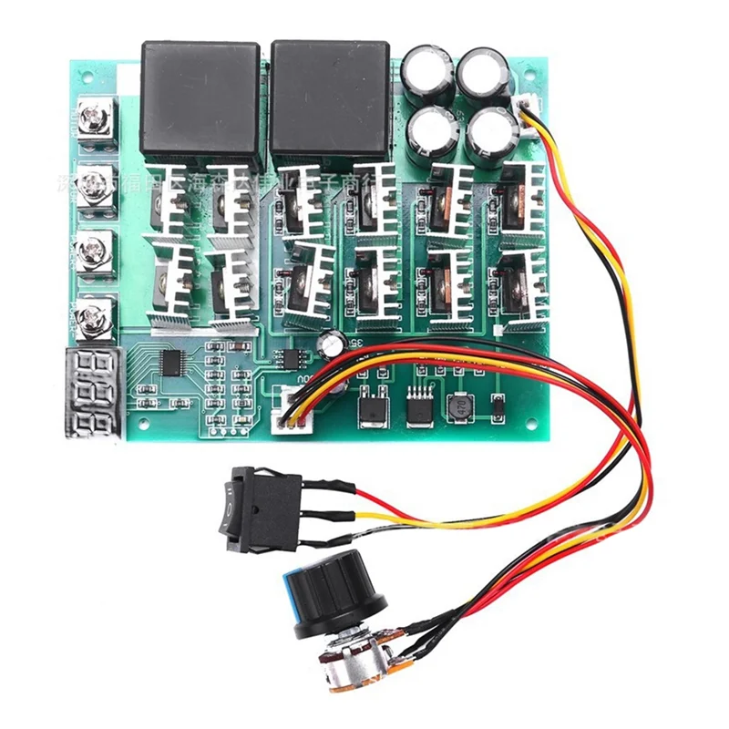 AEE7-DC 10-55V 100A Motor Speed Controller PWM HHO RC Reverse Control Switch With LED Display