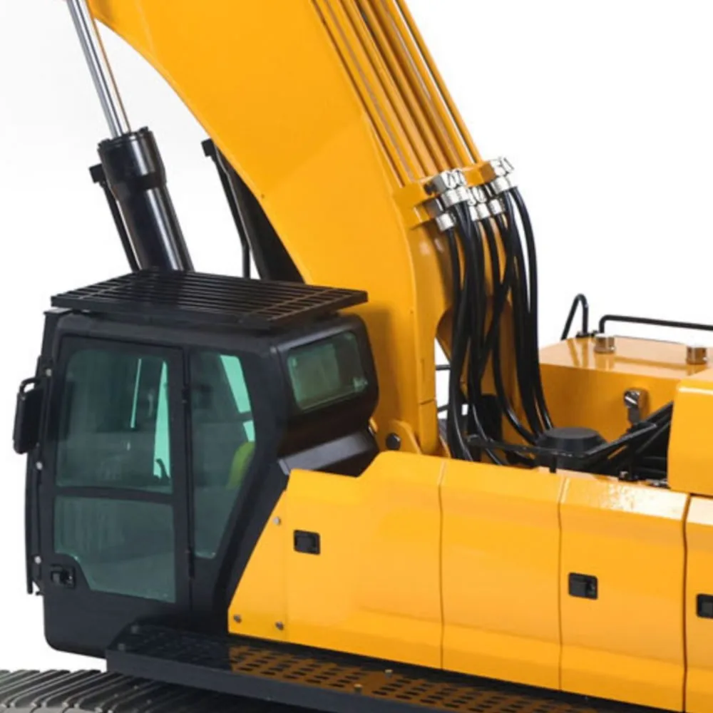 1/12 55KG Metallo 395F Escavatore Idraulico Telecomandato RC Scavatore Doppia Pompa RTR Macchina Pesante Lampada Radio 6CH Valvola Camion Auto