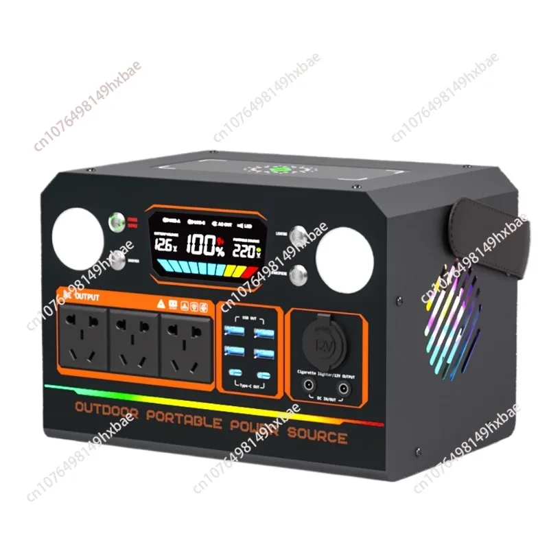 Outdoor mobile 220V large-capacity portable with socket camping self-driving tour emergency car home charging station