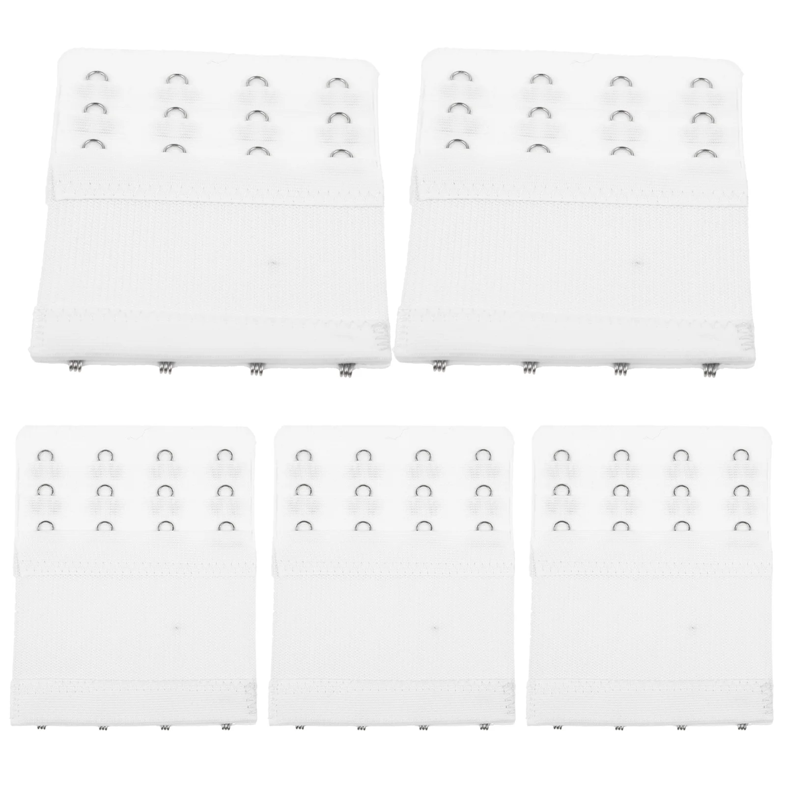 

5 pcs Bra Buckle Hook For Women Replacement Underwear Strap Extender Adjustable Elastic Simple Design Bra Strap Extending Hook