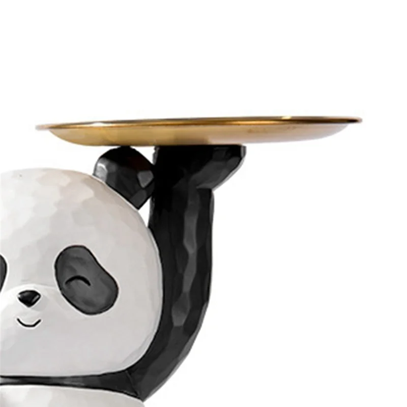 

Resin Panda Key Storage Tray, Desktop Decoration, Cute Desktop Storage Rack For Entryway And Bedroom, Home Decor