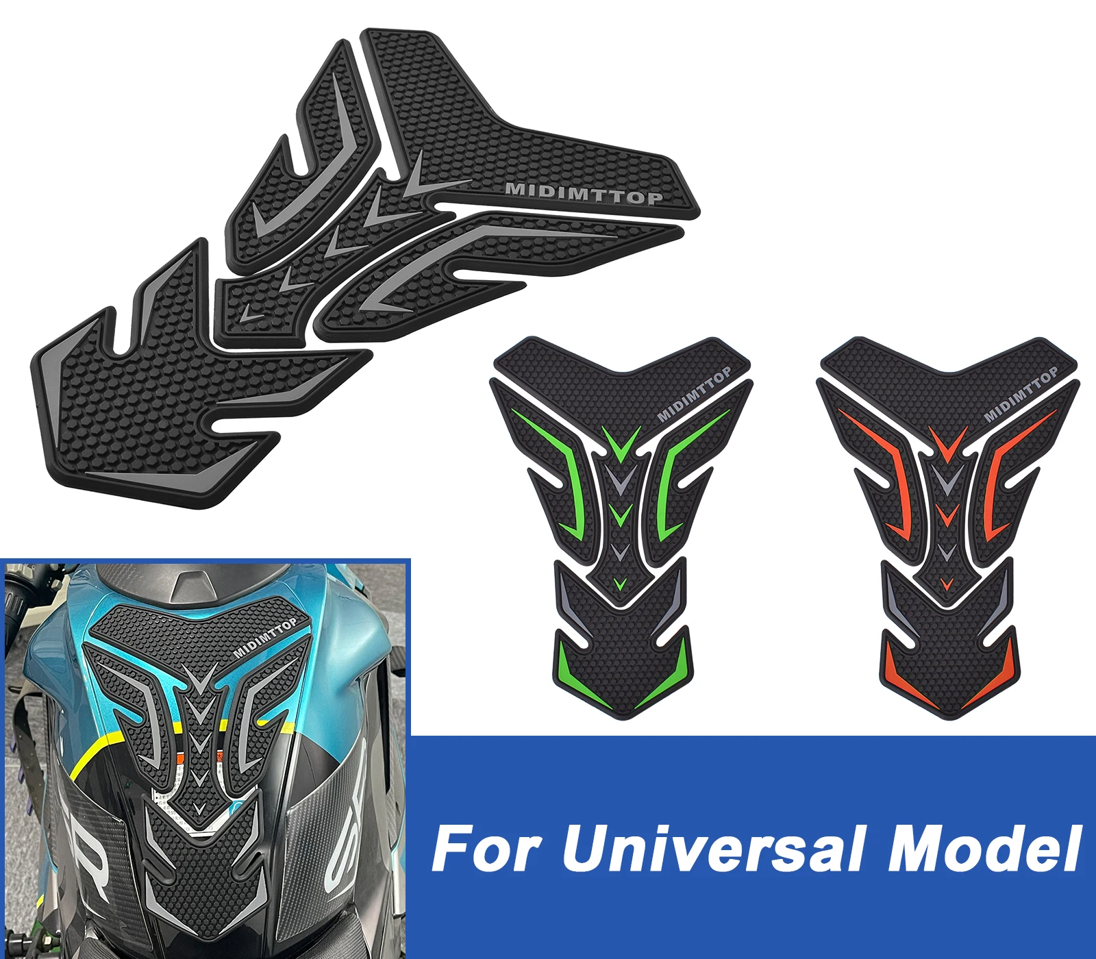 

Для универсальных наклеек на бак, защита от газа, защита колена для Yamaha MT09 SP/MT07/MT03/MT10-комплект наклеек для мотоцикла