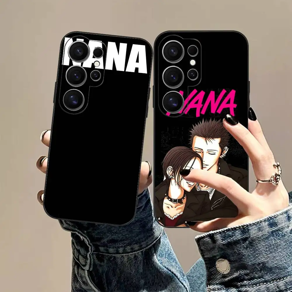 كاريكاتير Oosaki نانا الساخن اليابان قضية الهاتف لسامسونج S 24 fe 25 الترا زائد 20 لايت 21 30 22 23 24 22 الترا 5G Fundas