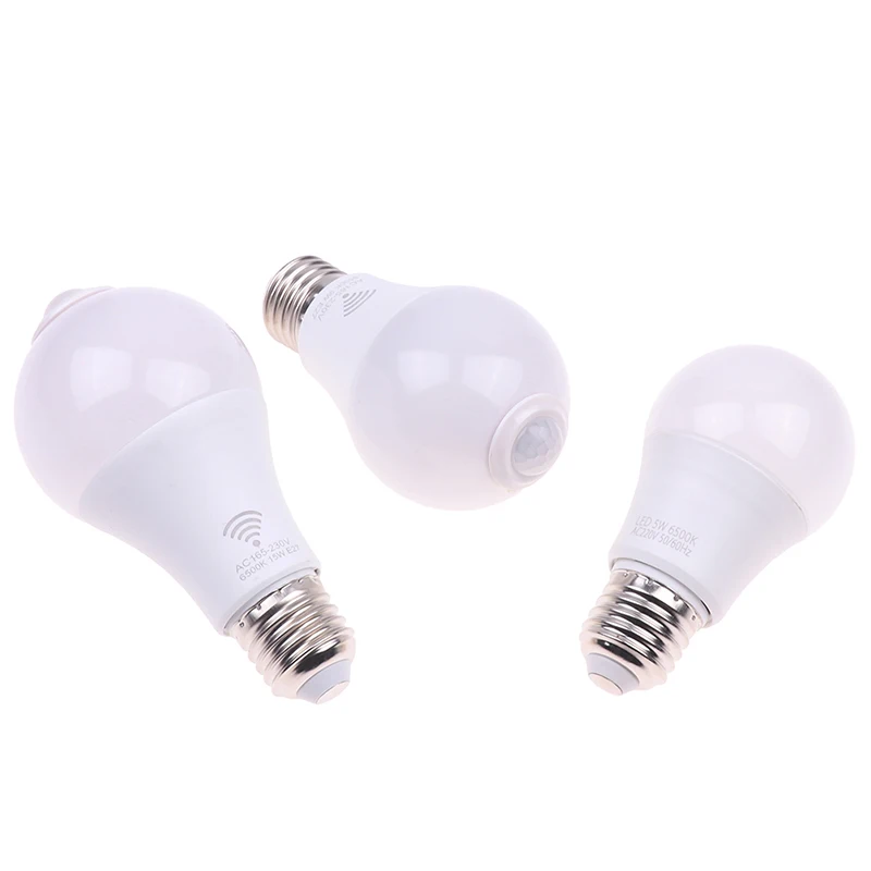 1pc E27 PIR Motion Sensor Lamp 5W 9W 15W LED Bulb with Motion Sensor Motion Detector Night Light