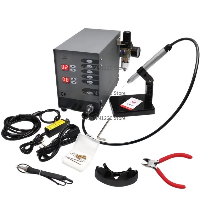 

Mini Portable Automatic Spot Welder Machine New Jewelry Chain Making Handheld Pen Gold Aluminium Machinery Industrial Equipment