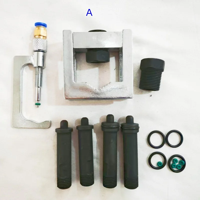 Universal Diesel Common Rail Injector Clamp Fuel Nozzle Oil Inlet Connector Adaptor Repair Tool for  Denso