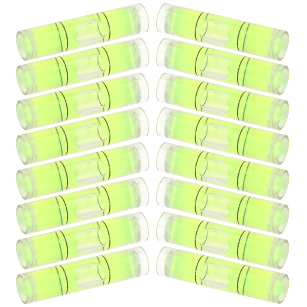 Regla de burbujas Horizontal, nivel de línea de cuerda para trabajo de ladrillo, embellecedor de suelo, valla, muelle, rampa de drenaje, herramientas de medición, nivelación, 100 Uds.