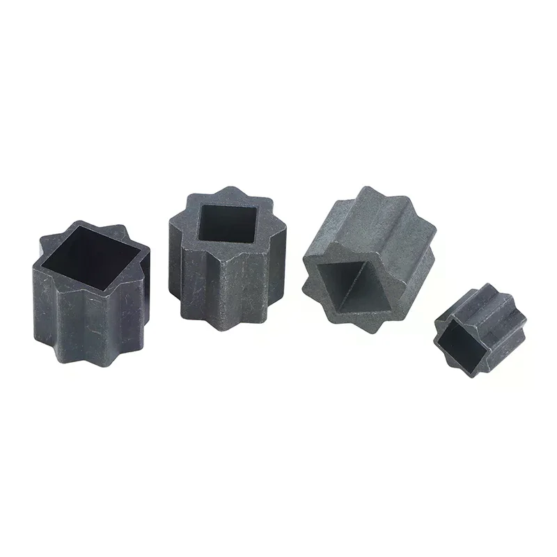 2Pcs Pneumatic Head Adapter Sleeve Actuator Connecting Sleeve Inner Square Outer Octagonal Sleeve Ball Valve Reducer Sleeves