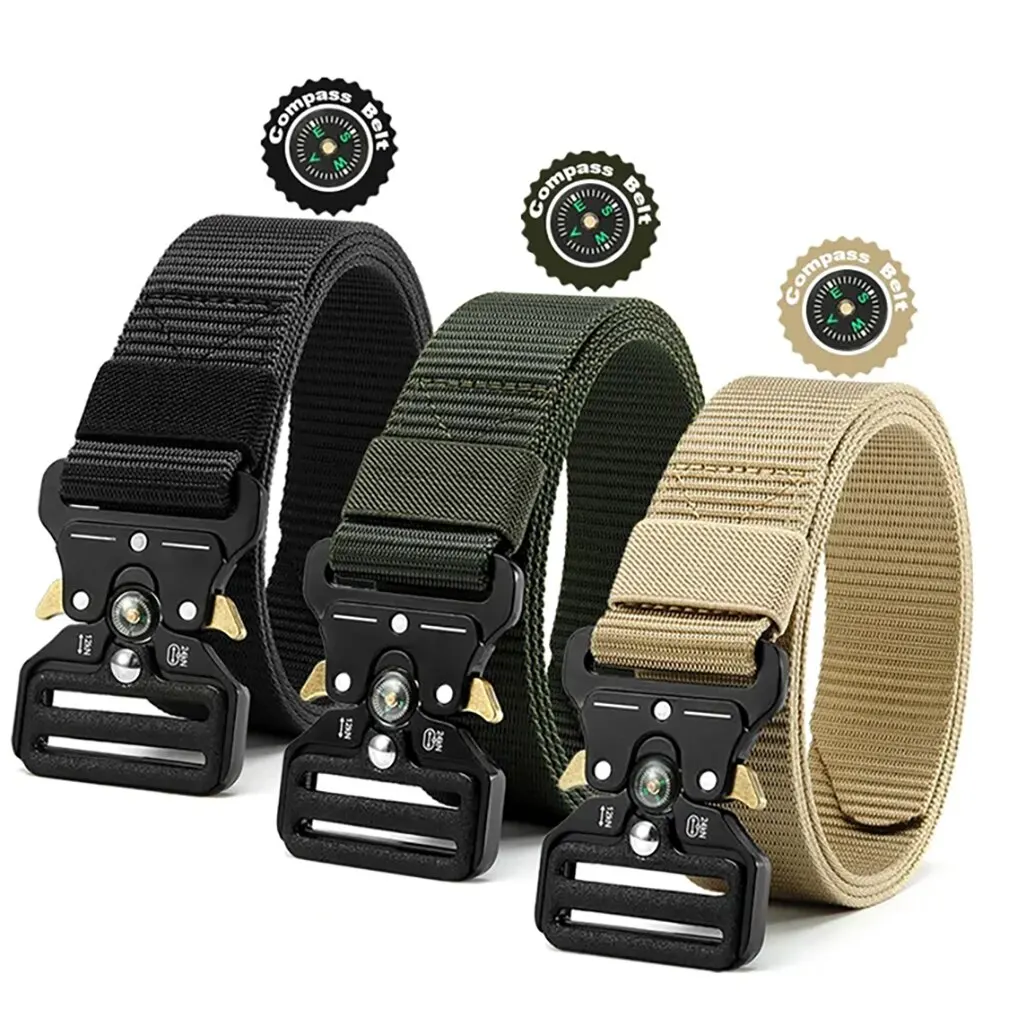 حزام متعدد الوظائف خارجي للرجال والنساء ، حزام قماش ، أحزمة فاخرة للجينز ، حزام محايد ، جودة عالية ، نايلون ، رياضة #3