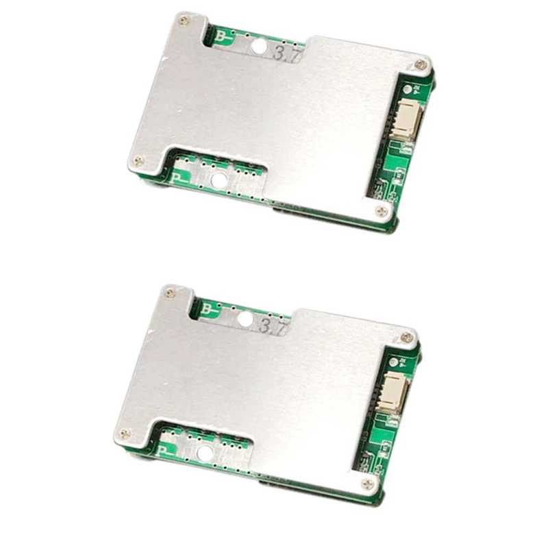 2Pcs 4S 12V 120A BMS Li-Iron Lithium Battery Charger Protection Board With Power Battery Balance/Enhance PCB Board