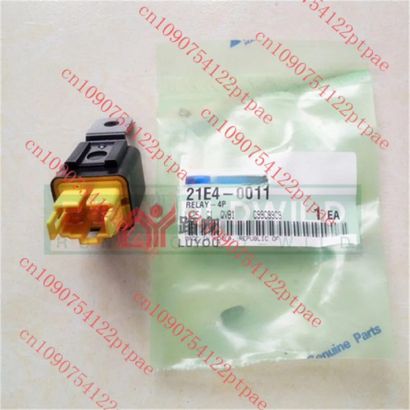 QTY:1 Nuovo relè 21E4-0011 DC24V per escavatore Hyundai R200-5 R210-5