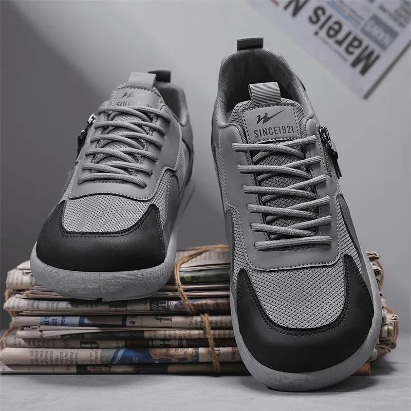 Double Star Men's Wide Toe Casual Shoes, Breathable Wide Last Casual Walking Shoes, Comfortable Wide Last Sports Shoes