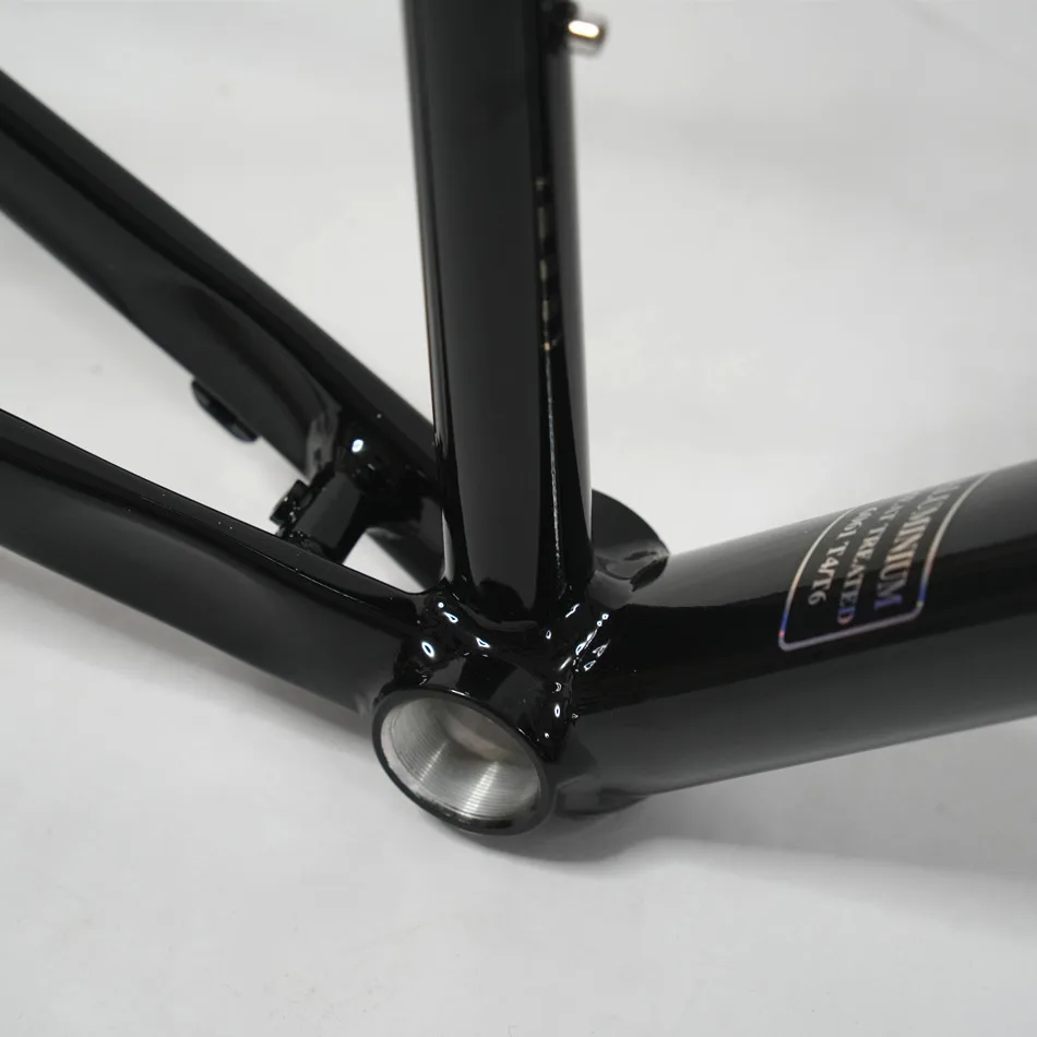 Seaboard Road Bicycle Frame GR02 Gravel Off-Road Disc Brake Aluminum Alloy Frameset, 700C Cylinder Shaft With Carbon Fork view 5
