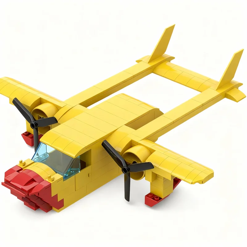 224pcs MOC Tale Spin - Sea Duck Classic Model Building Blocks Christmas Gift Brick Birthday DIY Collection Art 3D Education