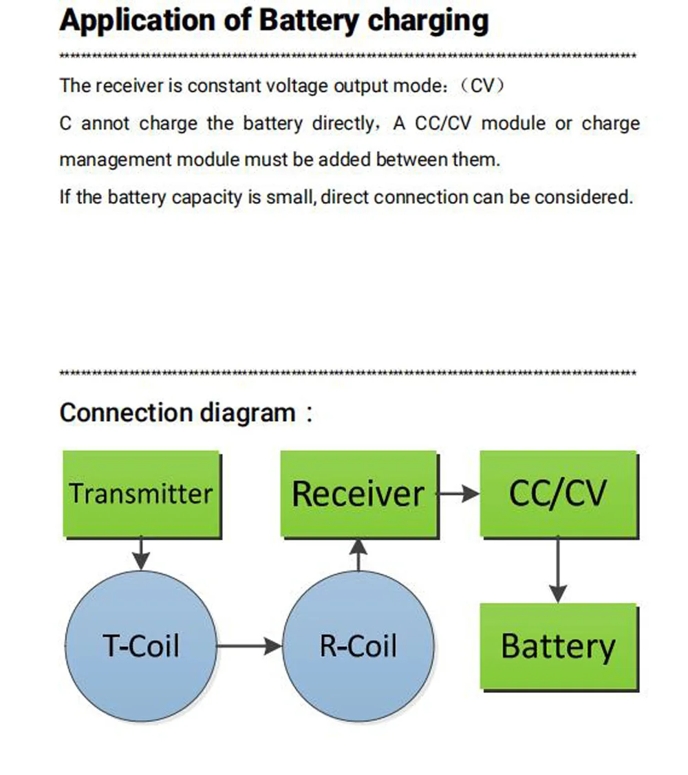 30W Remote wireless power supply charging Module coil DC 12V 24V 2.5A Transmitter + receiver Robot battery charger TX & RX