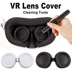 VR Lens Silicone Protective Cover for Meta Quest 3 Lens Protector Dustproof Cap Cleaning Tools for Meta Quest 3 Accessories
