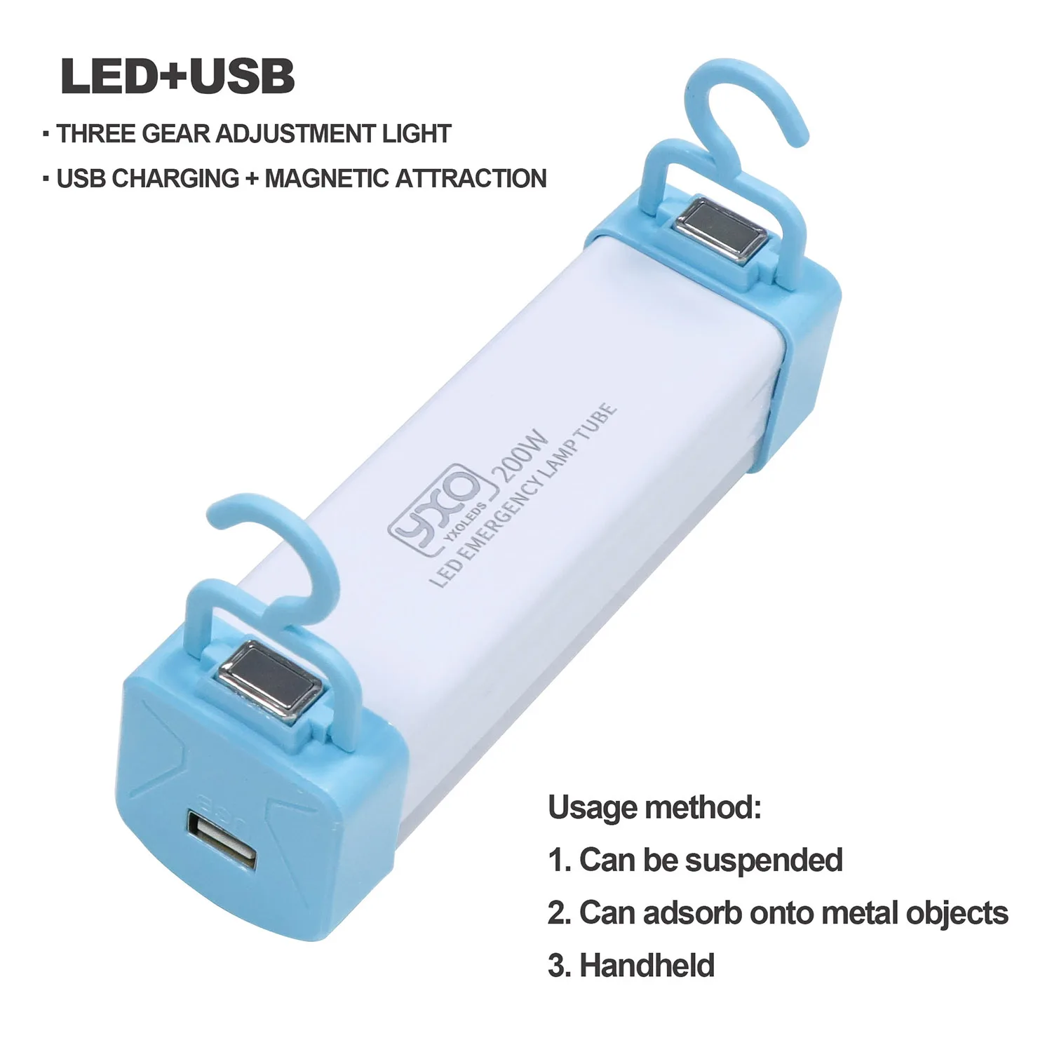 Camping lights, outdoor lights, charging, household power outages, emergency situations, and extended battery life