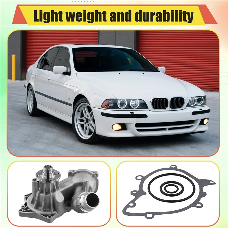 A03Z-11511713266 Auto Motor Kühlmittel Wasserpumpe Für BMW 540I E39 1999-2003 740I 740Il E38 X5 E53 E52 11510393336 11511171266
