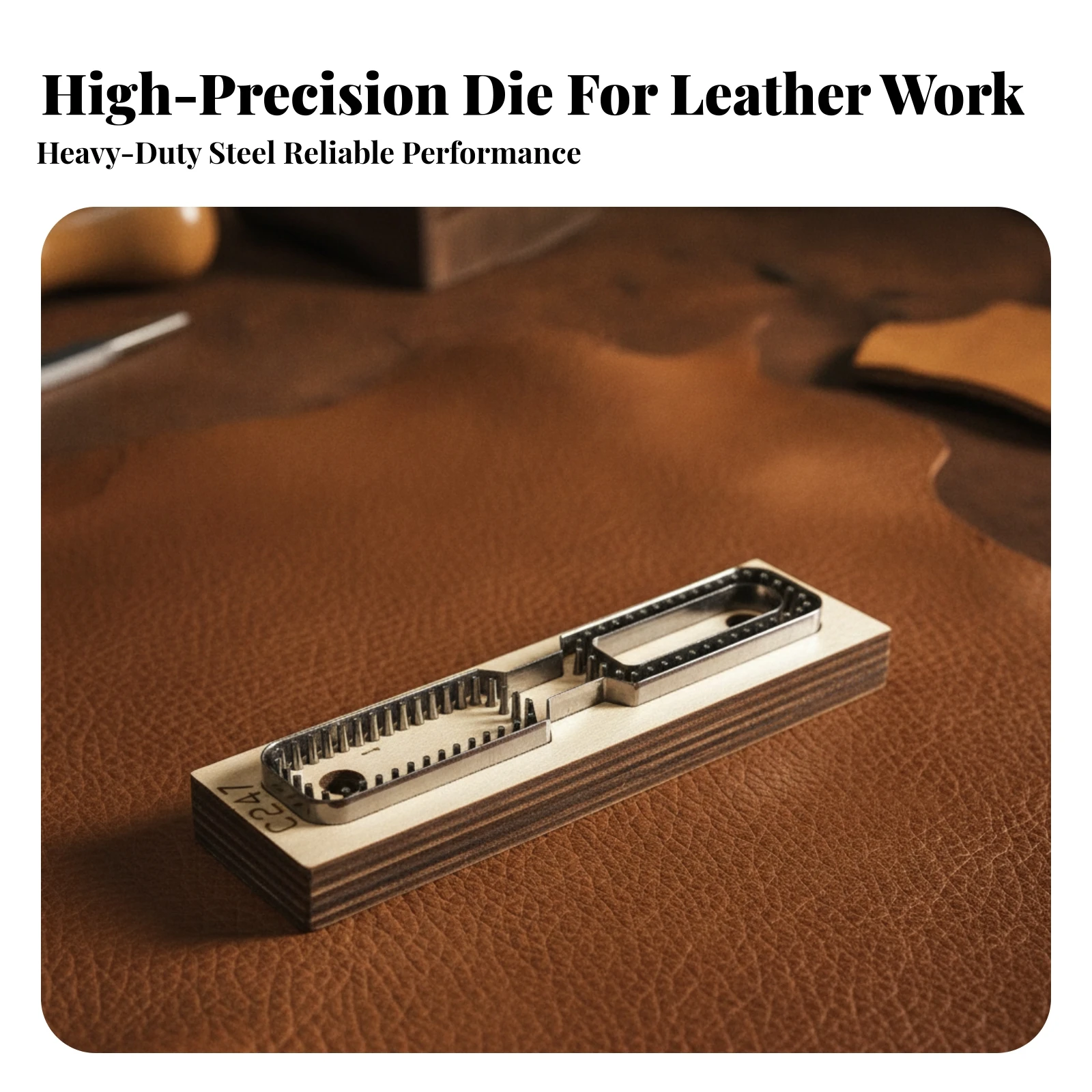 Leatherwork For Beginners - C257 Molde de Corte de Cuero