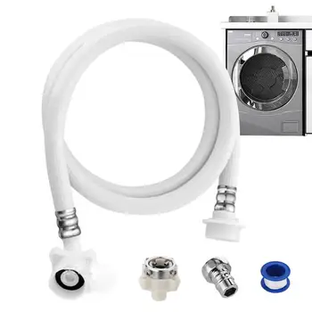 Tubo dell'acqua per lavatrice Tubi per lavatrice portatili Linee di collegamento e alimentazione Tubo di ingresso dell'acqua Tubo di ingresso dell'acqua lungo universale in PVC