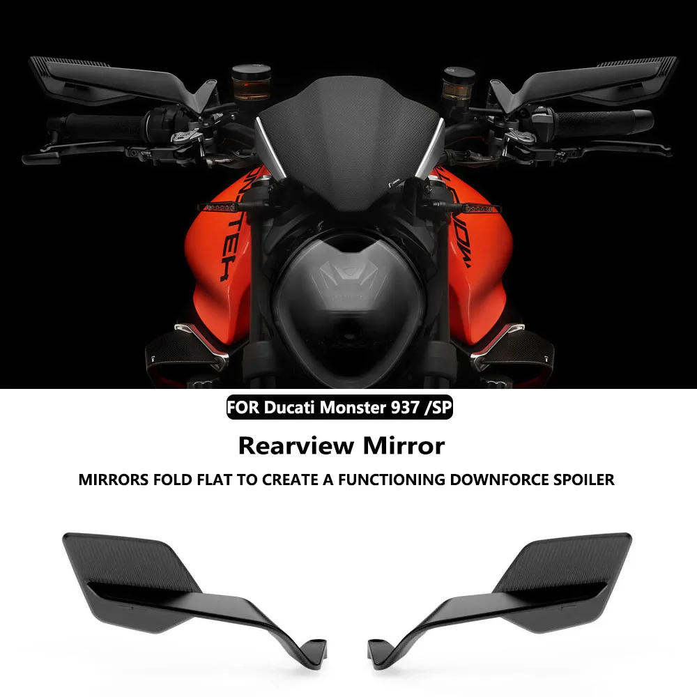 

Monster 937 Accessory Motorcycle Rearview Mirror For Ducati Monster 937 SP 2021 2022 2023 2024 2025