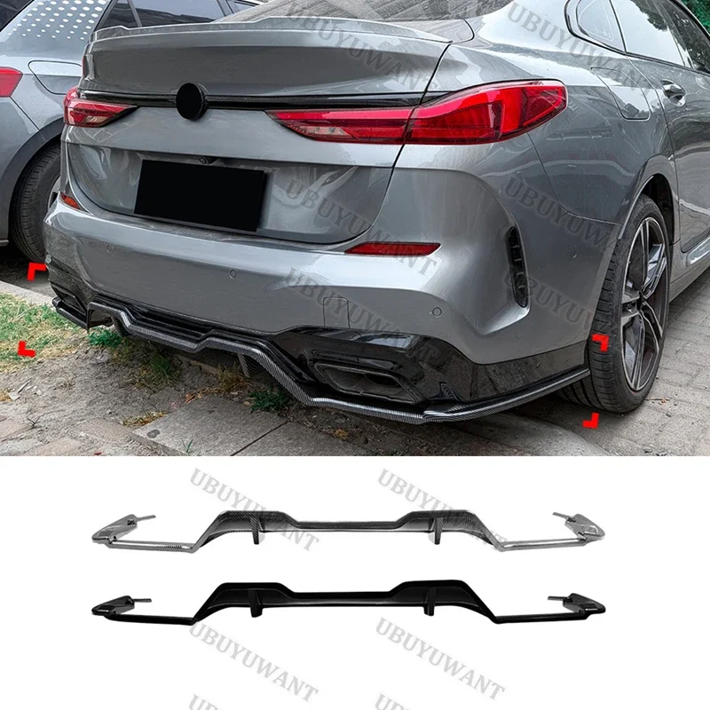 For BMW 2 Series F44 M Sport 2020-2024 Car Rear Bumper Diffuser Splitters Spoiler Back lip shunt body kit