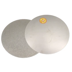 1 pz 12 pollici 300MM disco abrasivo diamantato senza foro centrale ruote Abrasive disco piatto rivestito per strumenti di gioielli con pietre preziose