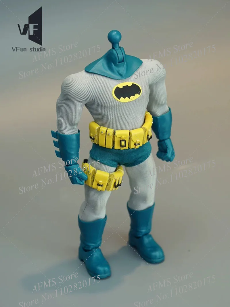 1/12 الرجال الجندي الخفافيش بطل حزام جلد طبيعي الساق معلقة معدات القتال الملحقات صالح 6 بوصة Mezco عمل الشكل الجسم