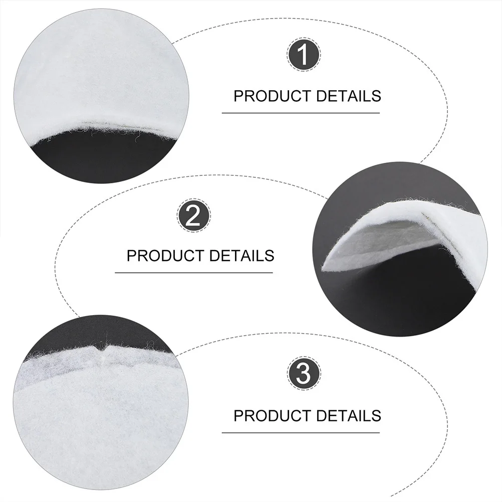 

50Pcs Cotton Shoulder Pads Anti-Slip Enhance Shoulder Shape Broaden Shoulders Soft Comfortable for Suits Dresses