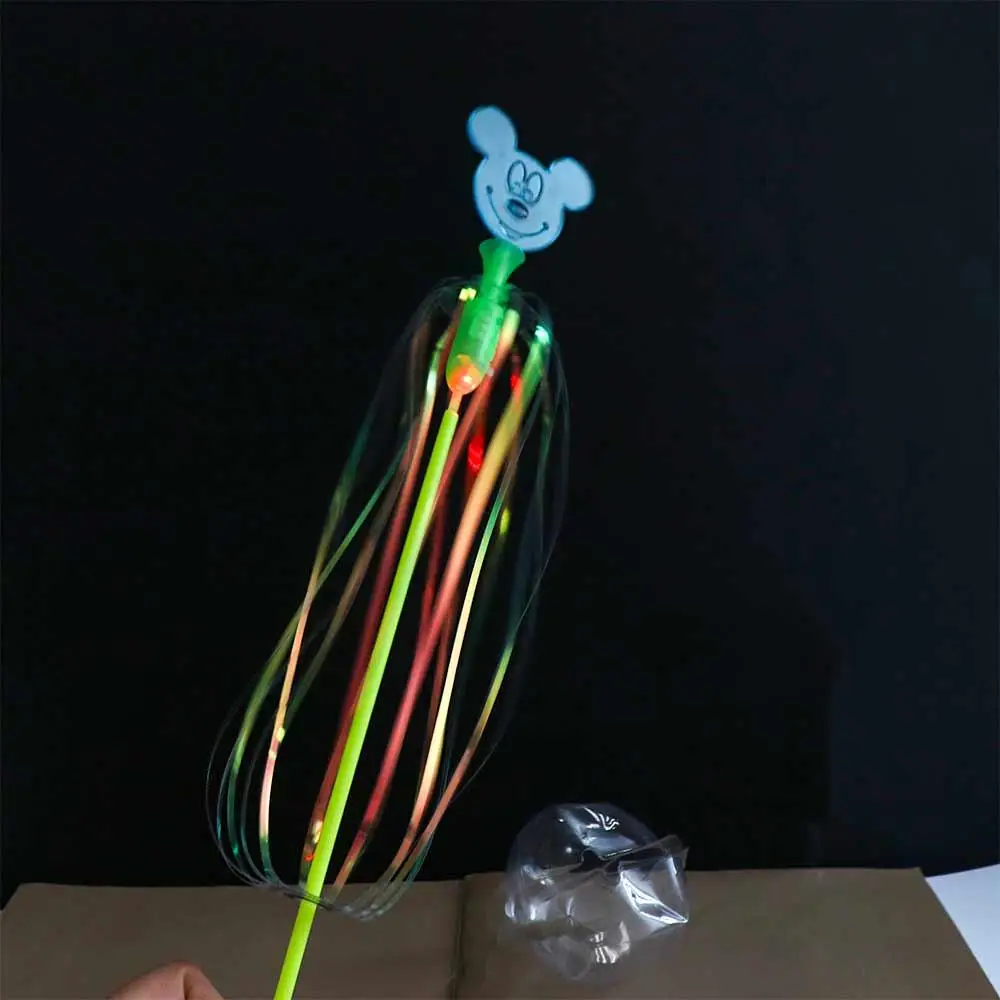 Cheering Stick Kids Light-Up Wand Children's LED Magic Fairy Stick Luminous Stick Toy Rainbow Magic Stick Magic Glow Stick