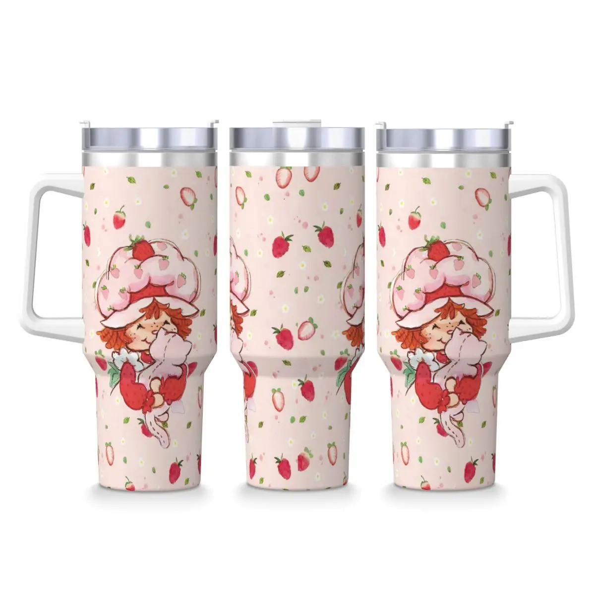 

Клубничный скотч, стакан для холодных напитков, бутылка для воды, сохраняющая тепло, кофейная кружка из нержавеющей стали, дорожные автомобильные кружки на заказ