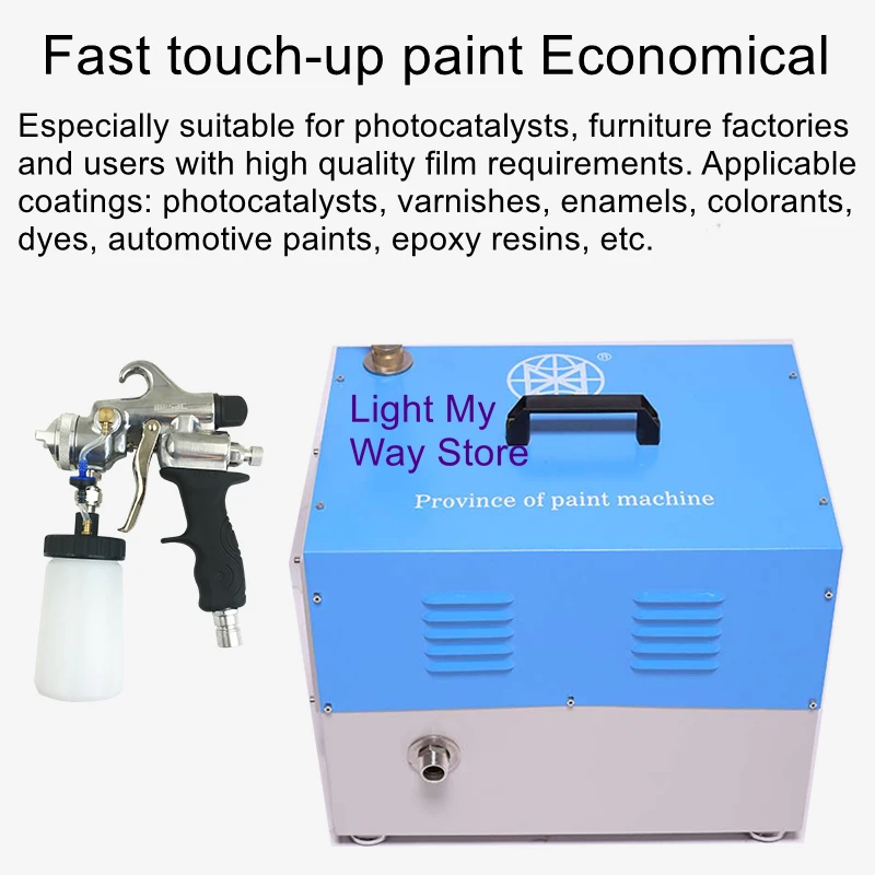 

Fast refinishing low-pressure paint sprayer hot air thermostat turbo high atomization car spray gun