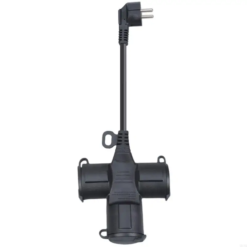 

3 выходная уличная удлинительная кабель IP44 Защитный гибкий резиновый