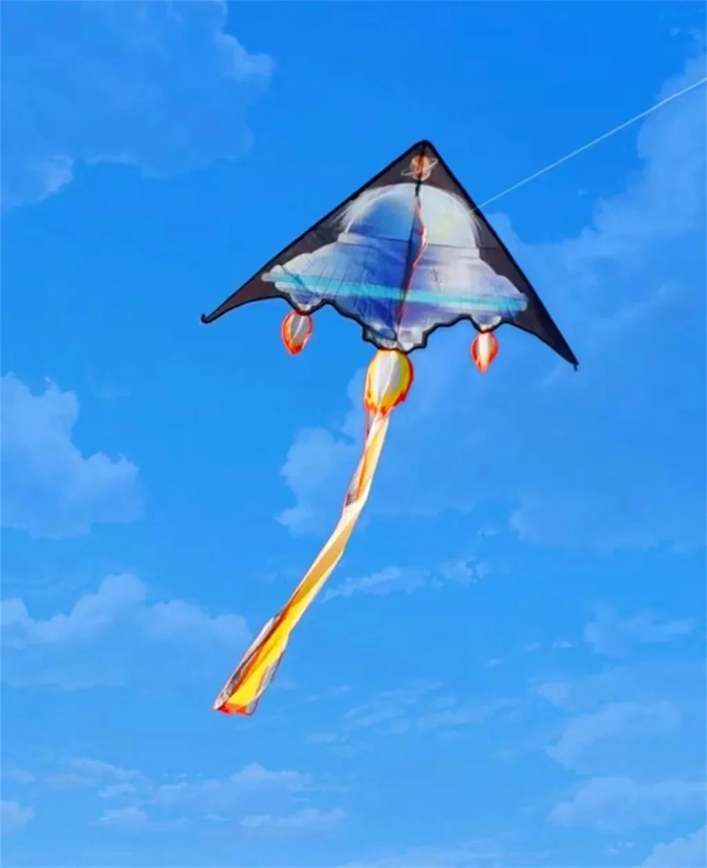 Free Shipping ufo kites flying toys for kids kites string line outdoor kites factory inflatable show kites novel children toys