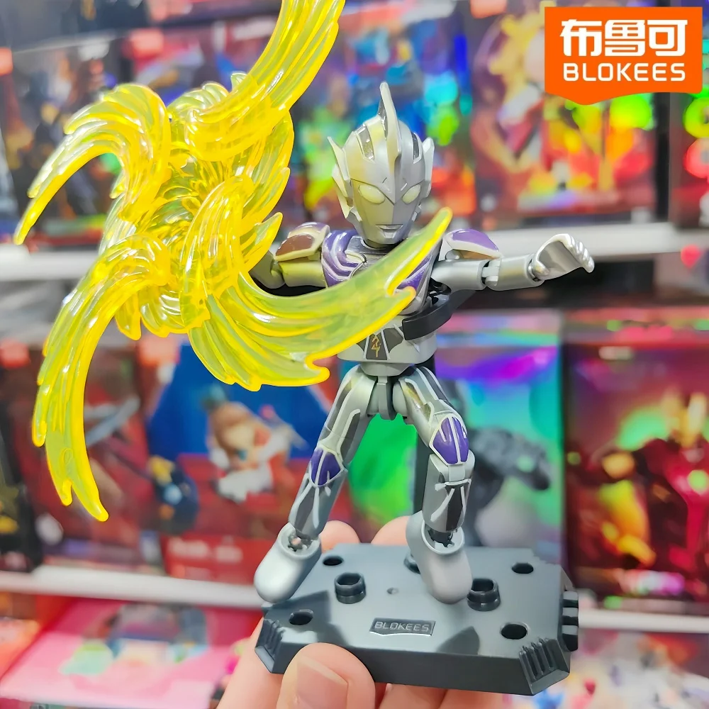 In Stock Blokees Ultraman Galaxy Version16 Fusion Rebirth Legend & Reiga Action Figure Assembly Toy Christmas Gifts