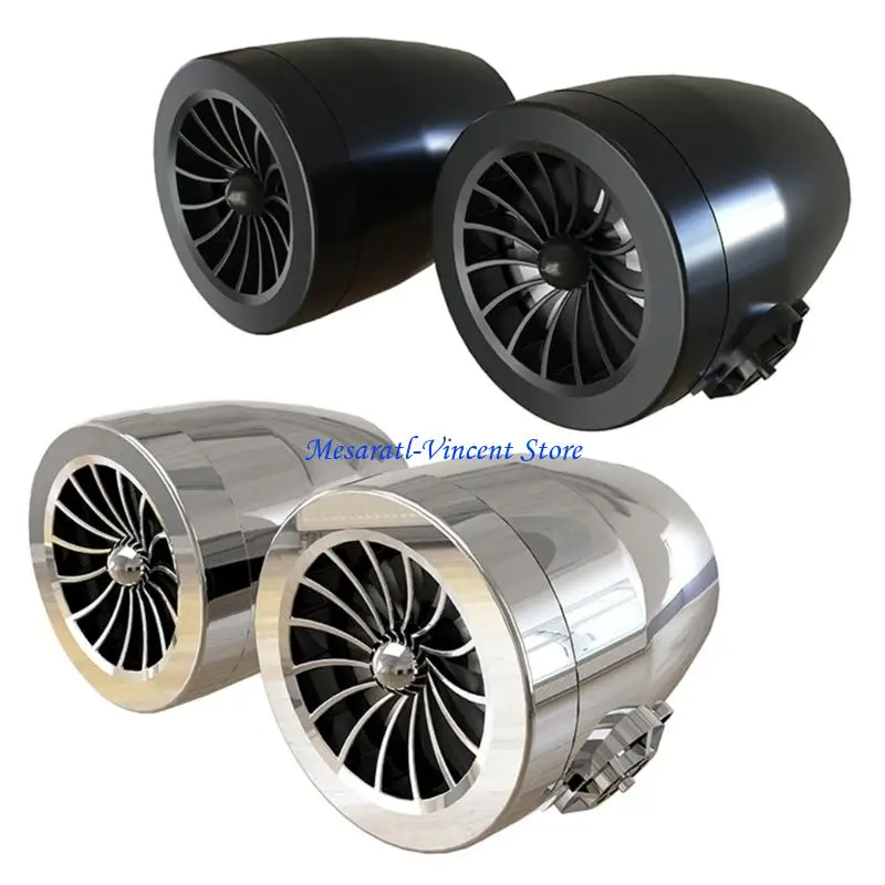 

A70F Streamlined Motorcycle Sound Waterproof Speaker And Charging Hub Shock Resistant ABS Material Simple DIY Installation