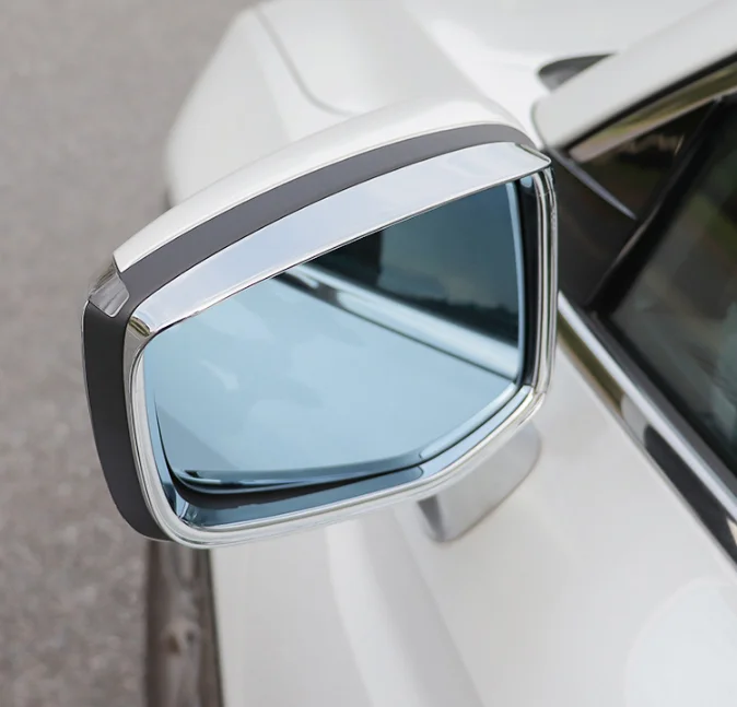 

For Geely Tugella Xingyue FY11 2019-2021 Exterior Refit Rearview Chrome Side Mirror Protect Shell Cover Rain Visor Trim Modify