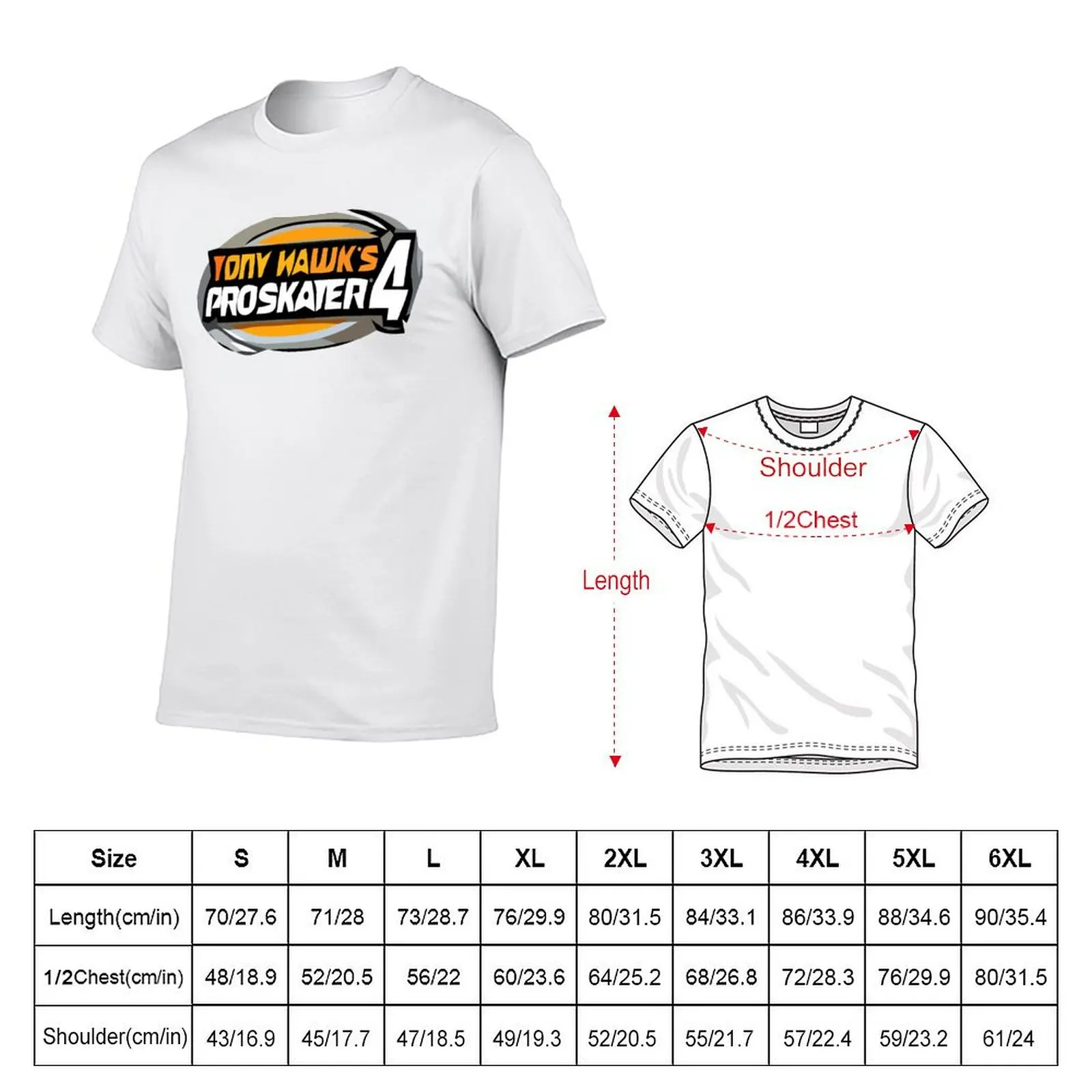 Tony Hawks Pro Skater 4. T-Shirt t shirt man plain t shirts for man pack white t shirt man cotton T-shirt view 2