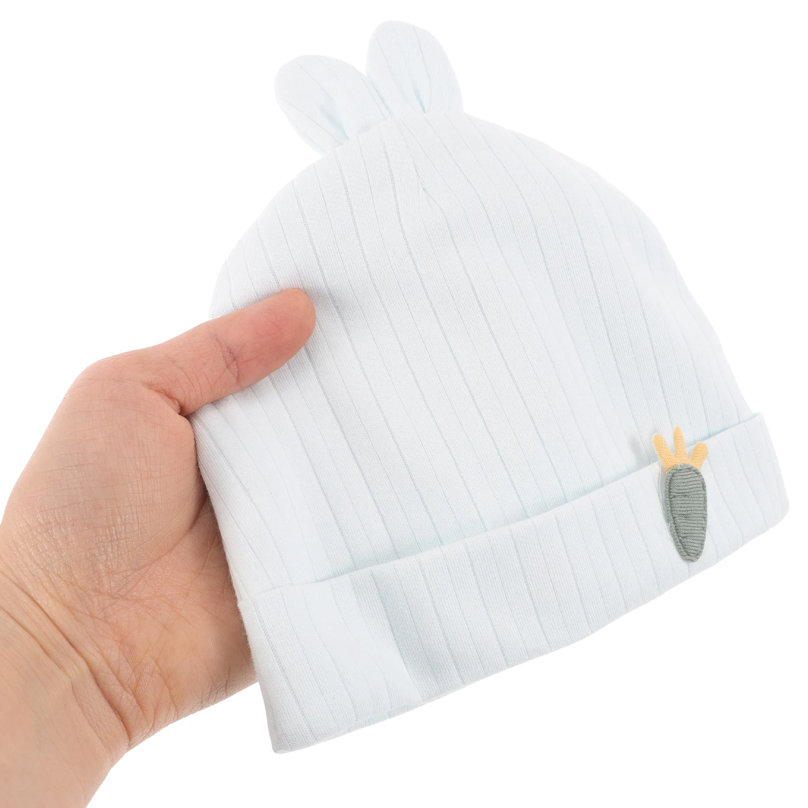 

Baby Fetal Cap Newborn Hats Bunny Ears Soft Double Layer Warmth Infant Girl Accessories Rabbit Design