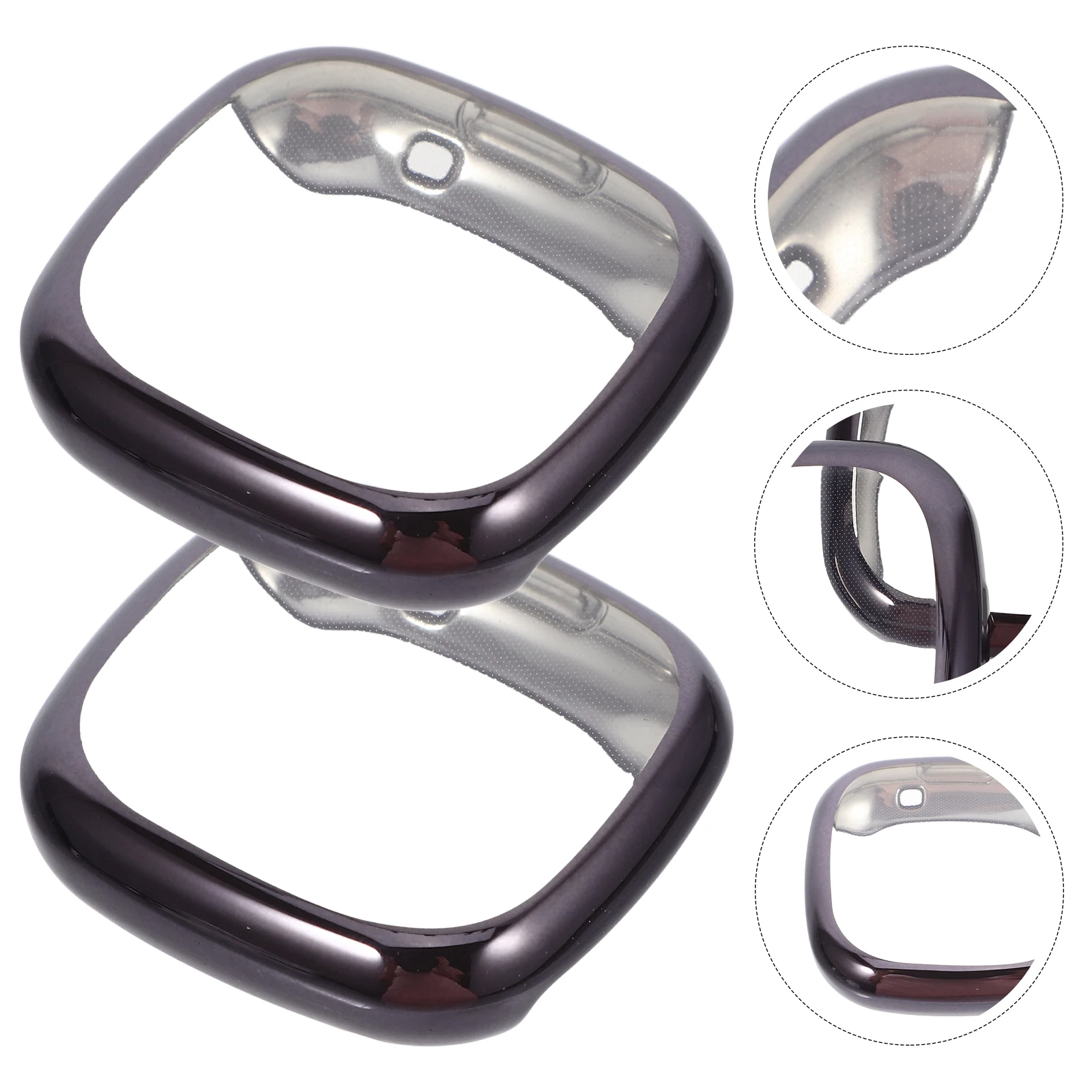 

2pcs Tpu Watch Protective Case Durable Anti-Scratch Cover For Versa3 Sense Lightweight Simple Watch Accessories