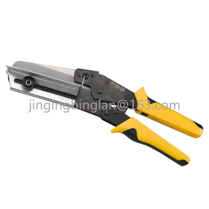 PVC Wire Slot Cutting Tool 45°/90°Multi Angle Manual Plastic Trunking Cutter PE PPR Plastic Pipe Cutting Trim Scissor VSJ-110XC