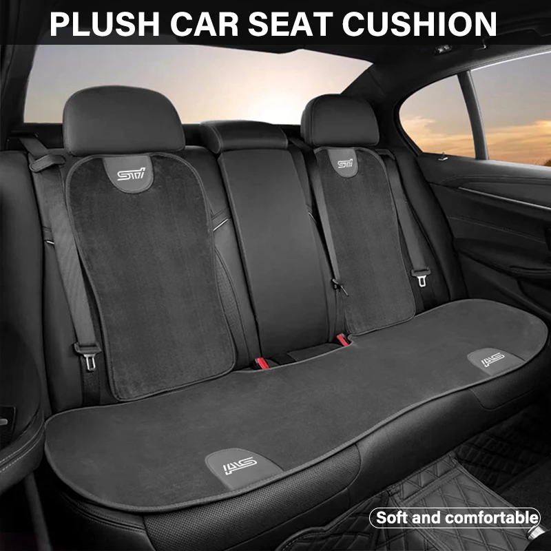 Car Interiors Seat Cushion For Subaru STI XV Forester BRZ Outback Legacy Impreza Levorg WRX Plush Cover Protector Backrest Pad