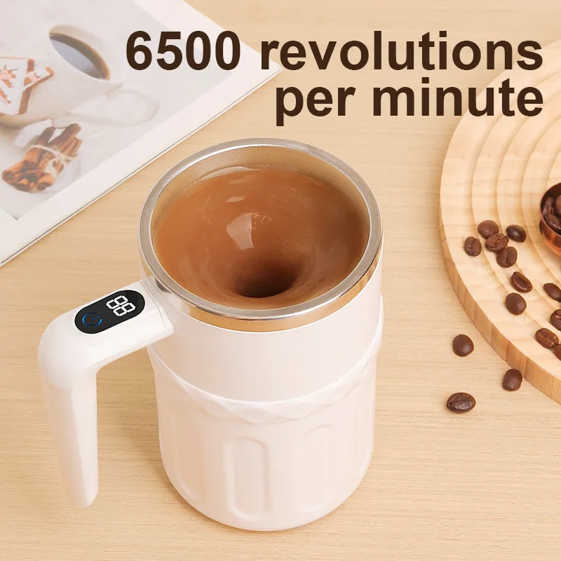 

Stirring Cup Full Automatic Heat Preservation Intelligent Temperature Measurement Magnetic Electric Portable Coffee Cup