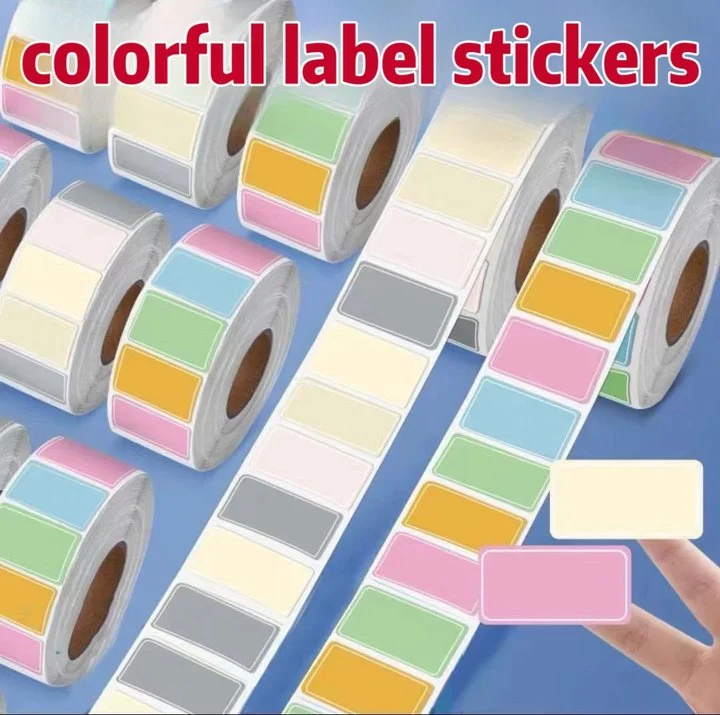 

800pcs Waterproof Stickers, Multicolor Self-Adhesive Labels for Logo, Handwritten Names, Index Tabs, Bulk Personalized Stickers