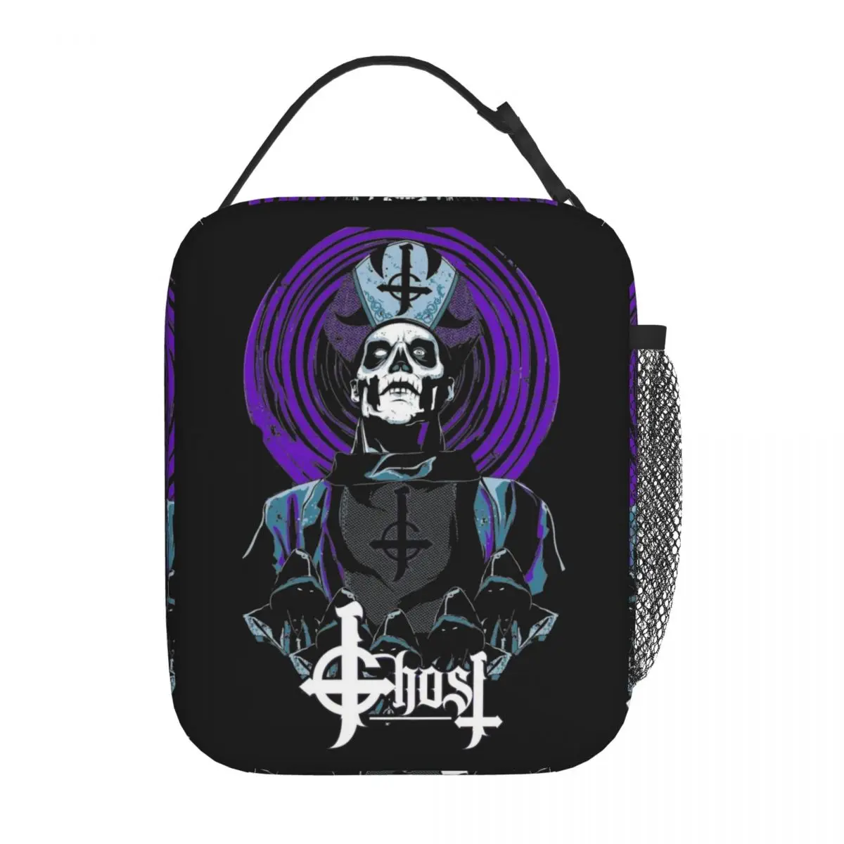 

Ghost B.C. Band Insulated Lunch Bags High Capacity Reusable Cooler Bag Tote Lunch Box Work Picnic Food Storage Bags