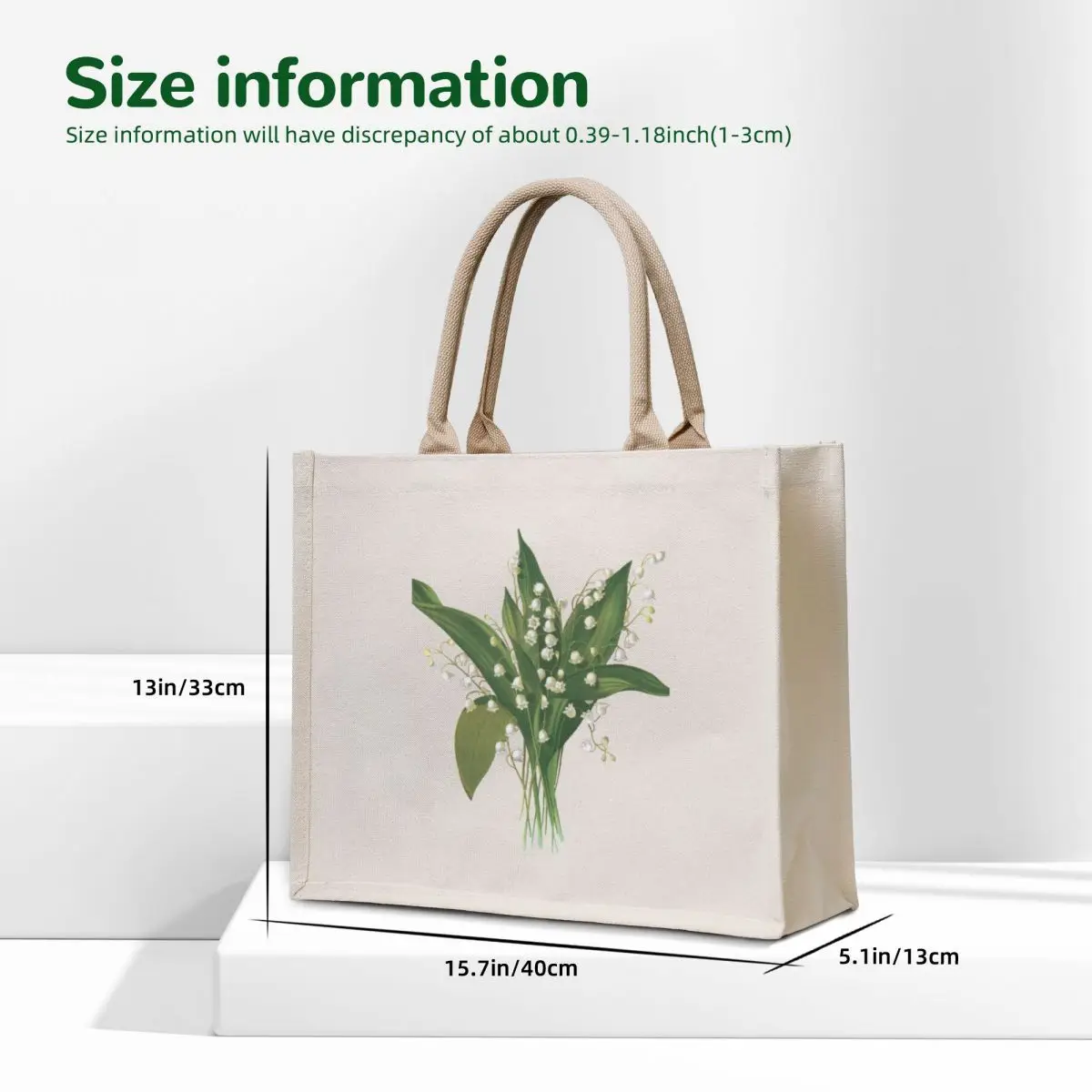 Lily of the Valley Bouquet Tote Bag Women's tote bag cute tote bag bags luxury women Gift bags