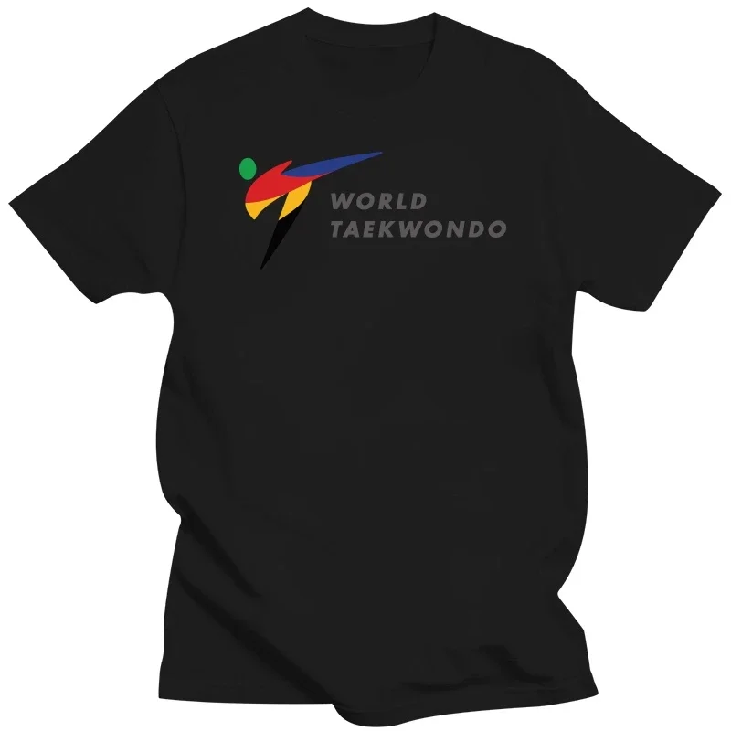 Men Shirts World Taekwondo Federation WTF T-shirt  Men's Fashion Top Tee Shirt Printing Tops Tee Shirt free shipping