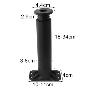 1 pcs teleskopik ayarlanabilir yatak ışın destek ayak uzun boylu sert plastik-çelik mobilya bacak, kanepe, yatak, alt braket bir yük taşıyan 8 en çok satılan, kanepe ayakları №5