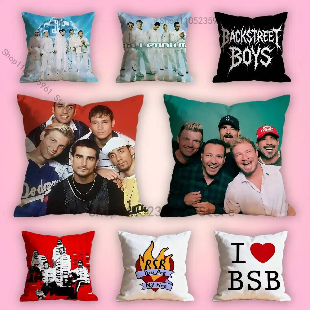 

B-Backstreet B-Boys BSB Pillow Cases for Bedroom Living Room Sofa Home Decor Polyester Cushion Cover with Zipper