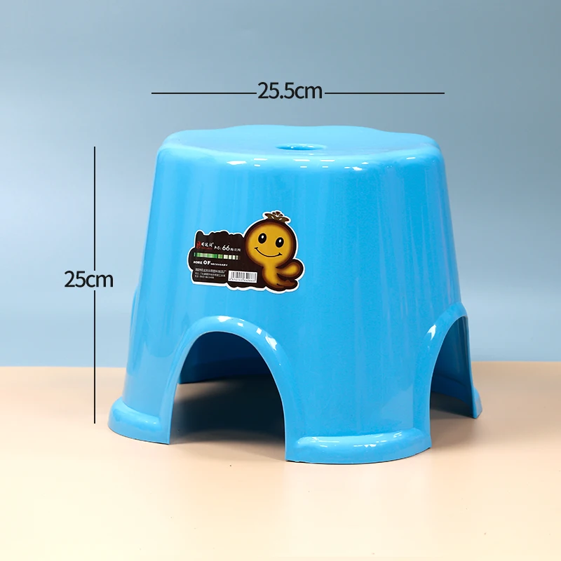 

Korean style plum blossom stool,cute adult anti slip children's cartoon plastic small stool, household thickened